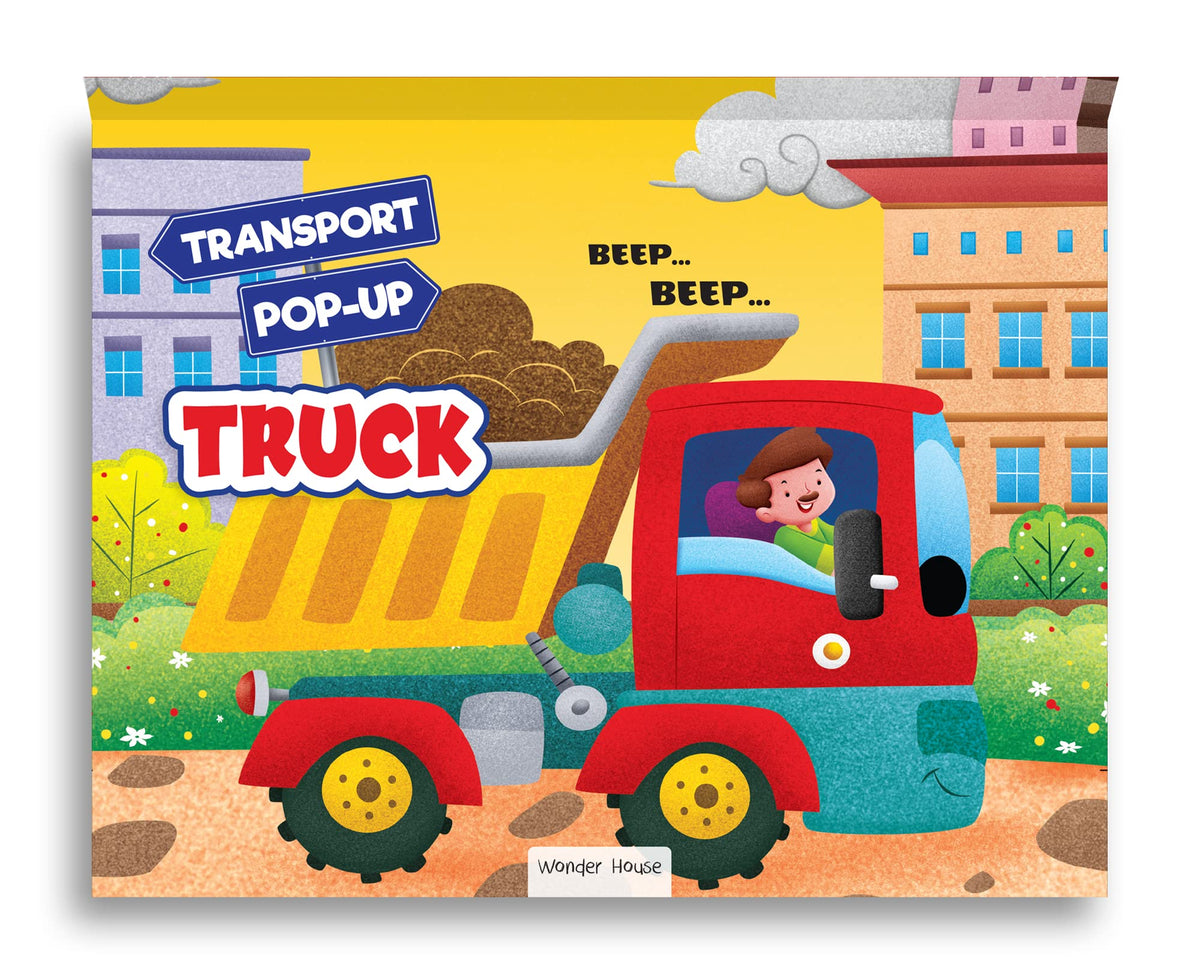 Pop-Up Transport - Truck - Gorgeously Illustrated Pop-Up Book For Children - Learn About The World Of Trucks And What All They Do