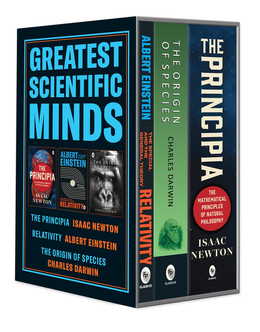Greatest Scientific Minds (Boxed Set of 3): Charles Darwin, Albert Einstein, Isaac Newton - Origin of Species | Relativity: The General and The ... | The Principia (Popular Classic (Box Set))