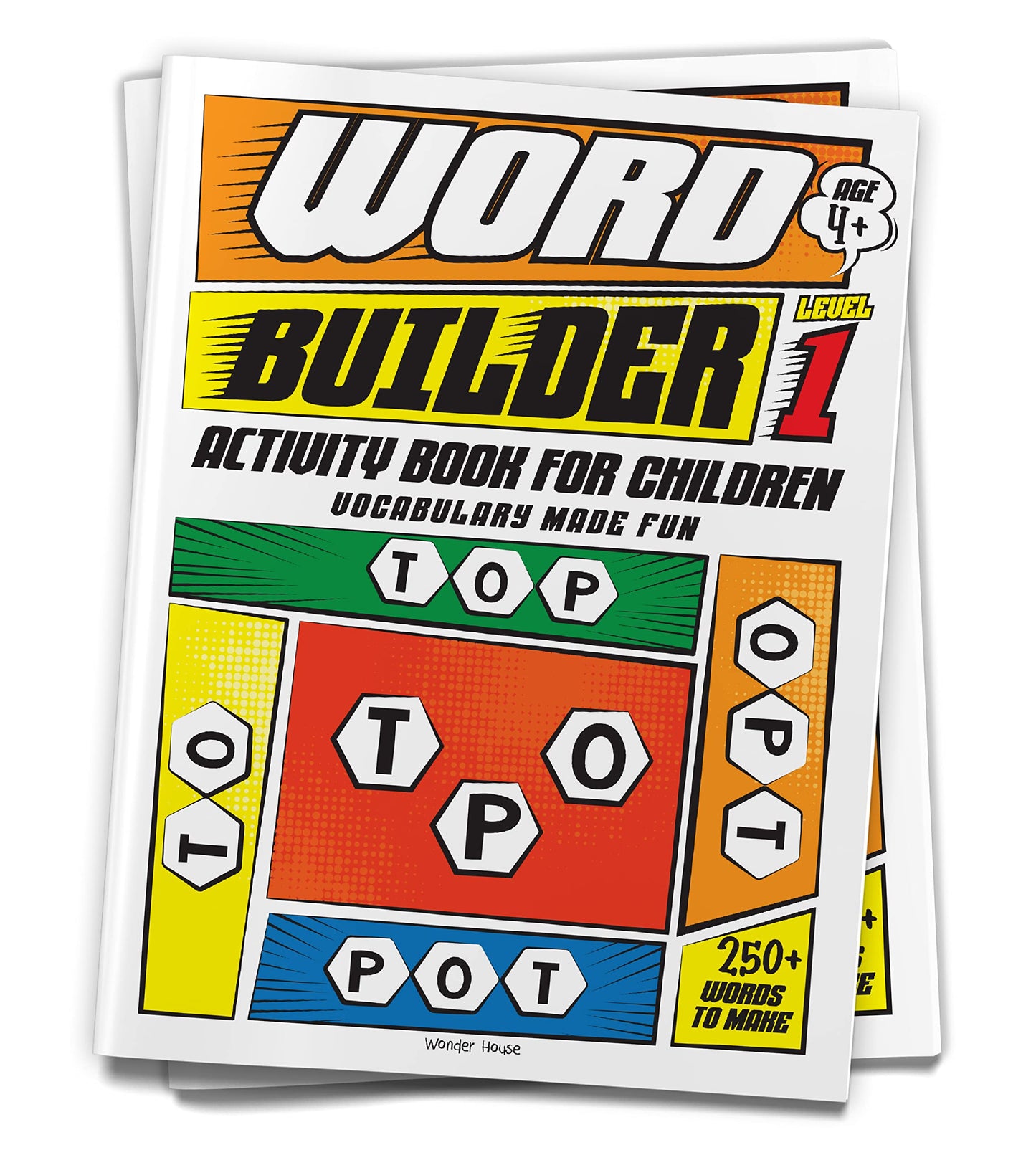 Word Builder Activity Book For Children - Make Meaningful Words With The Given Letters - Level 1