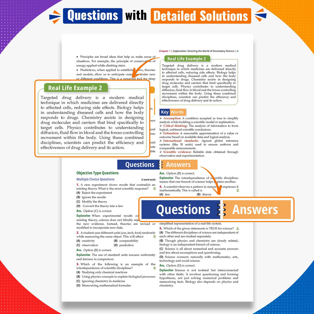 Oswaal CBSE Class 9 Science Question Bank Chapter-wise & Topic-wise | Based on new NCERT Textbook Exploration | Includes Summary, Competency-Based ... & Practice Papers (CBSE Question Papers)