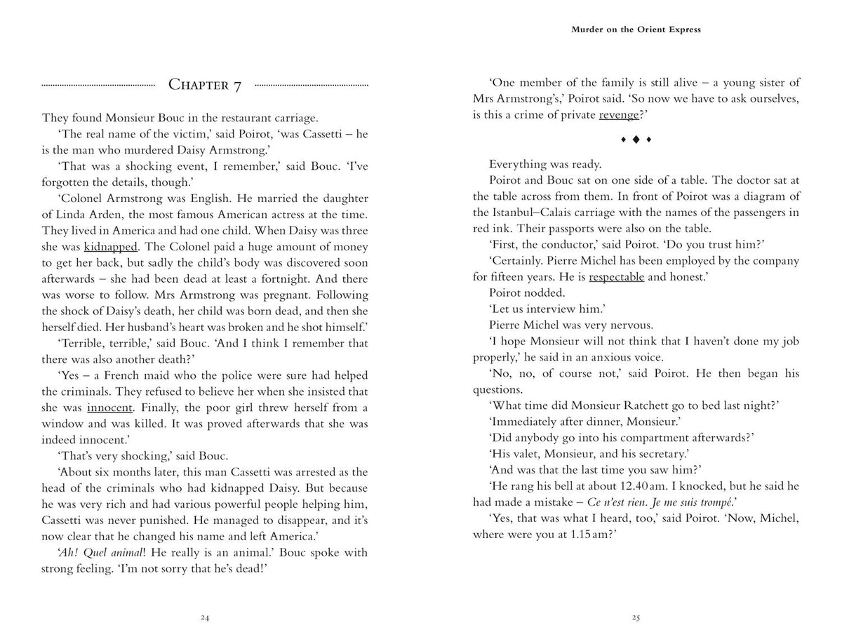 Murder on the Orient Express: B1