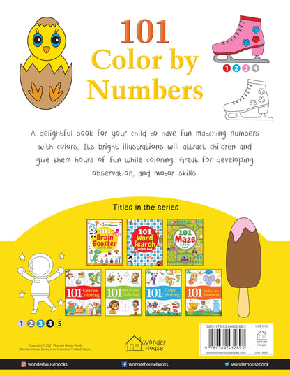 101 Color by Numbers: Fun Activity Book for Children | Learn Number Recognition & Color Matching | Ages 4–7 | Hours of Creative Learning Fun