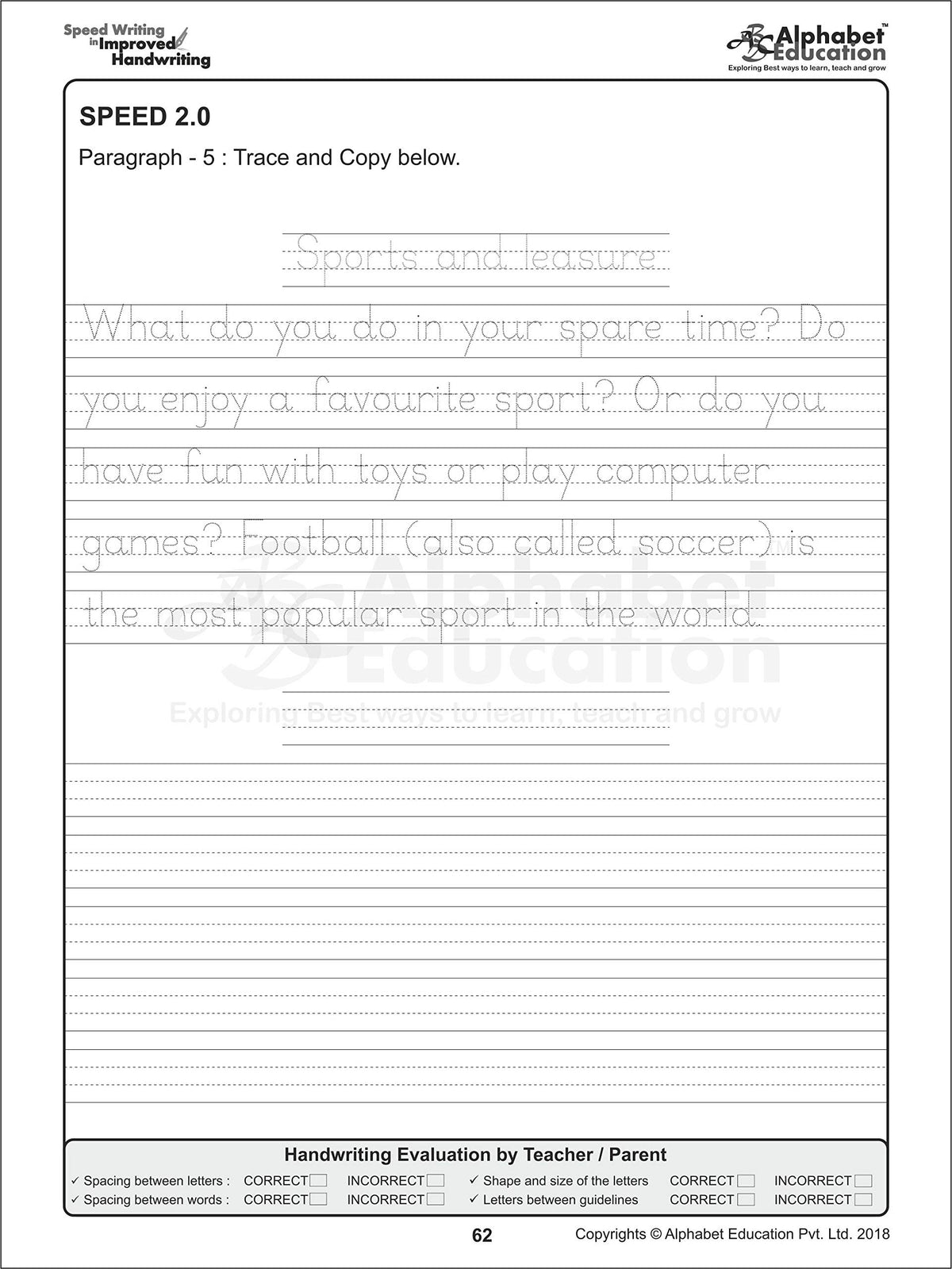 Print style and Hindi writing Combo - Speed writing in improved handwriting - Book A (For age 6-9 years) - 30 Days comprehensive Handwriting practice book for speed writing and handwriting improvement