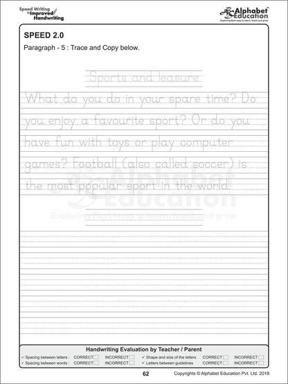 Print style and Hindi writing Combo - Speed writing in improved handwriting - Book A (For age 6-9 years) - 30 Days comprehensive Handwriting practice book for speed writing and handwriting improvement