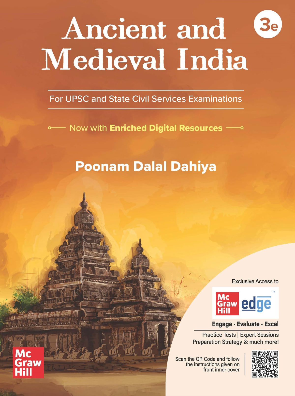 Ancient and Medieval Indian History, 3e for UPSC 2026 by Poonam Dalal Dahiya (IPS) | PYQs | 2 Pluck-out Chart for Revision | Trend Analysis for Prelim Questions