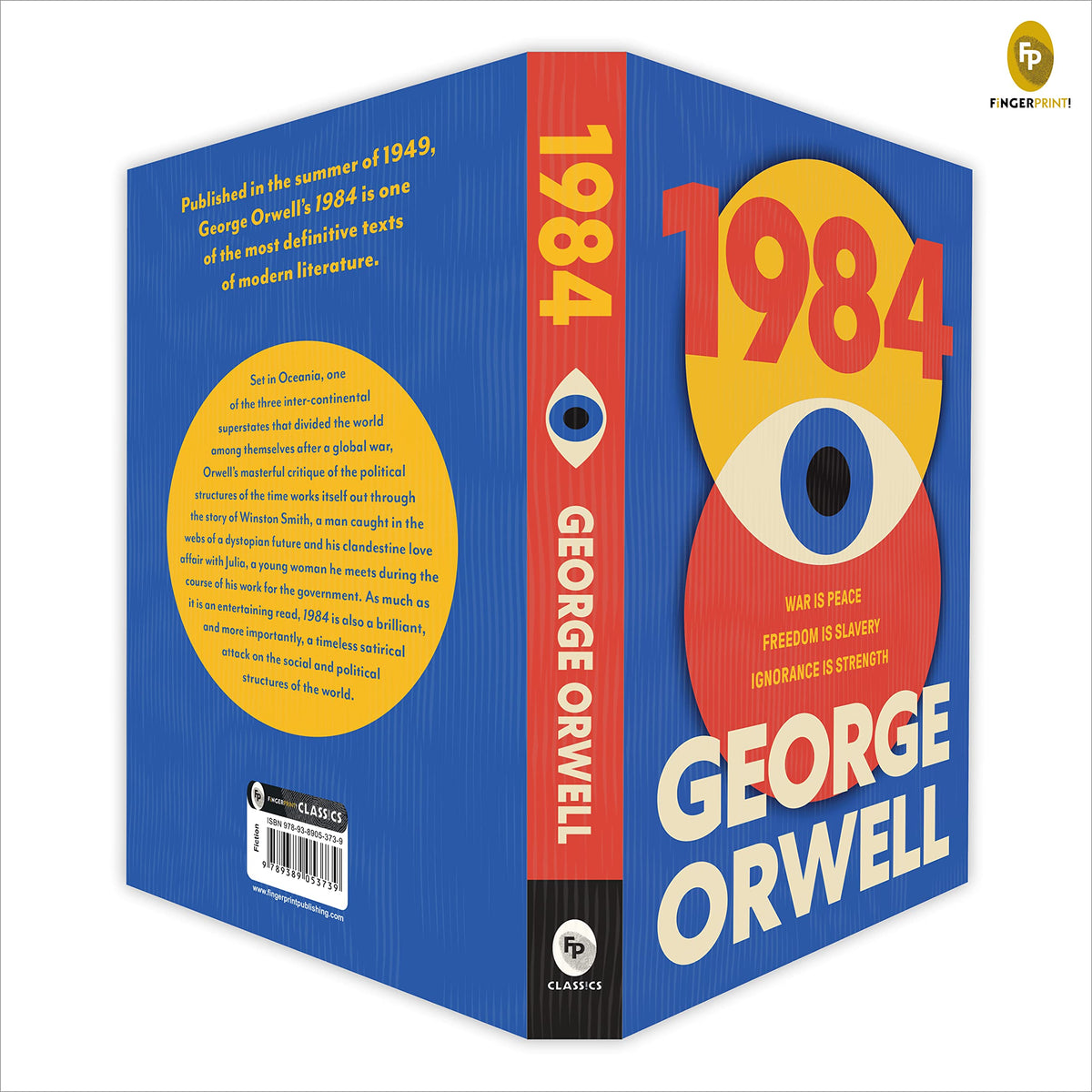 1984 by George Orwell | A Timeless Tale of Surveillance, Power & Rebellion | Classic Literature Bestseller | Must-Read Dystopian Fiction | Originial Premium Paperback Edition
