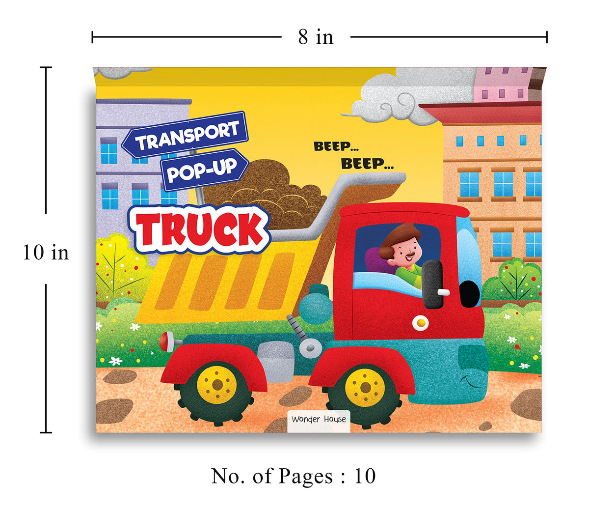 Pop-Up Transport - Truck - Gorgeously Illustrated Pop-Up Book For Children - Learn About The World Of Trucks And What All They Do