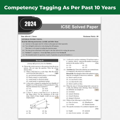 PW ICSE Class 10 Previous Year Question Papers | 10 Years Solved Papers (2016–2026) | Board Exam 2027 | Physics, Chemistry, Maths, Biology, Economics, ... Computer Applications, English Paper 1 & 2
