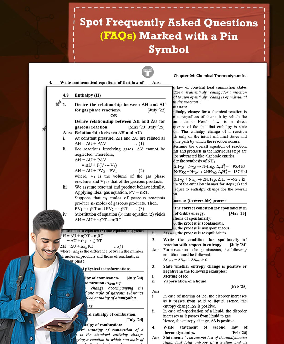 Std. 12 Science Board Question Bank with Solutions (2022–2026) | PCMB Chapter-Wise Board Questions | Maharashtra HSC Board Exam Preparation | Physics, Chemistry, Mathematics & Biology - Set of 4 Books