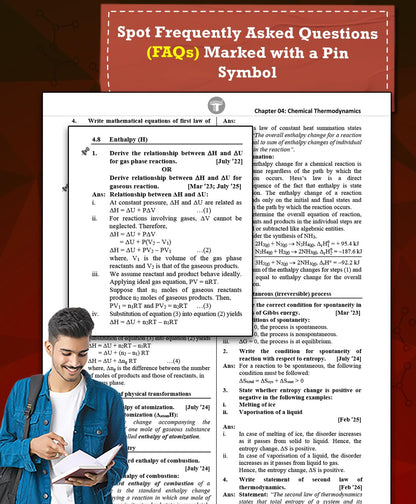 Std. 12 Science Board Question Bank with Solutions (2022–2026) | PCMB Chapter-Wise Board Questions | Maharashtra HSC Board Exam Preparation | Physics, Chemistry, Mathematics & Biology - Set of 4 Books