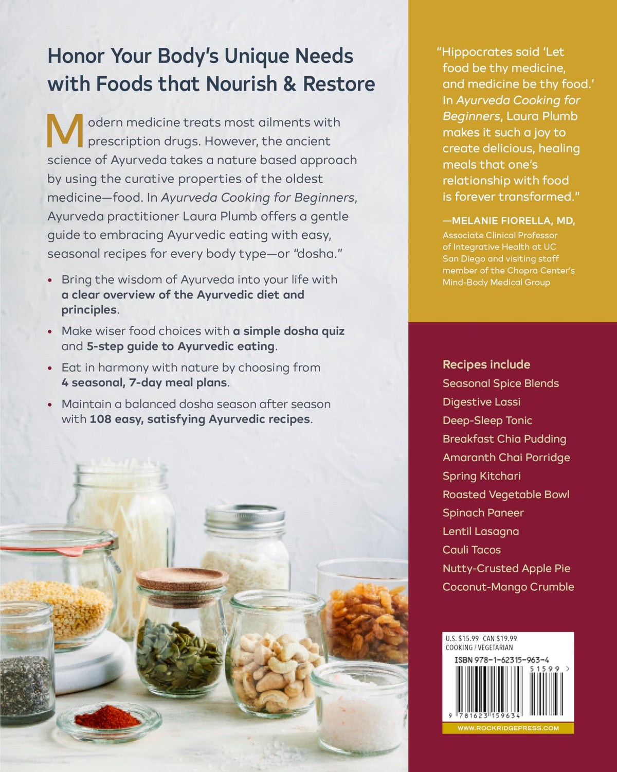Ayurveda Cooking for Beginners: An Ayurvedic Cookbook to Balance and Heal