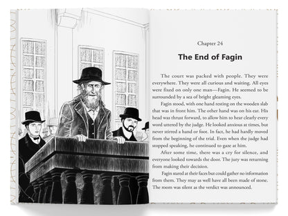 Oliver Twist : Illustrated Abridged Children Classics English Novel with Review Questions