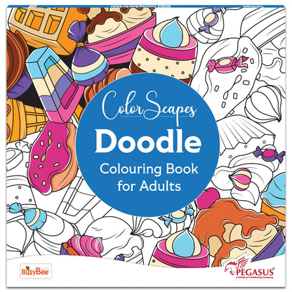 Pegasus Mandala Art Colouring Book for Adults with tear out sheets - Advanced doodle coloring books | Improves mindfulness and relaxing for 9 + years