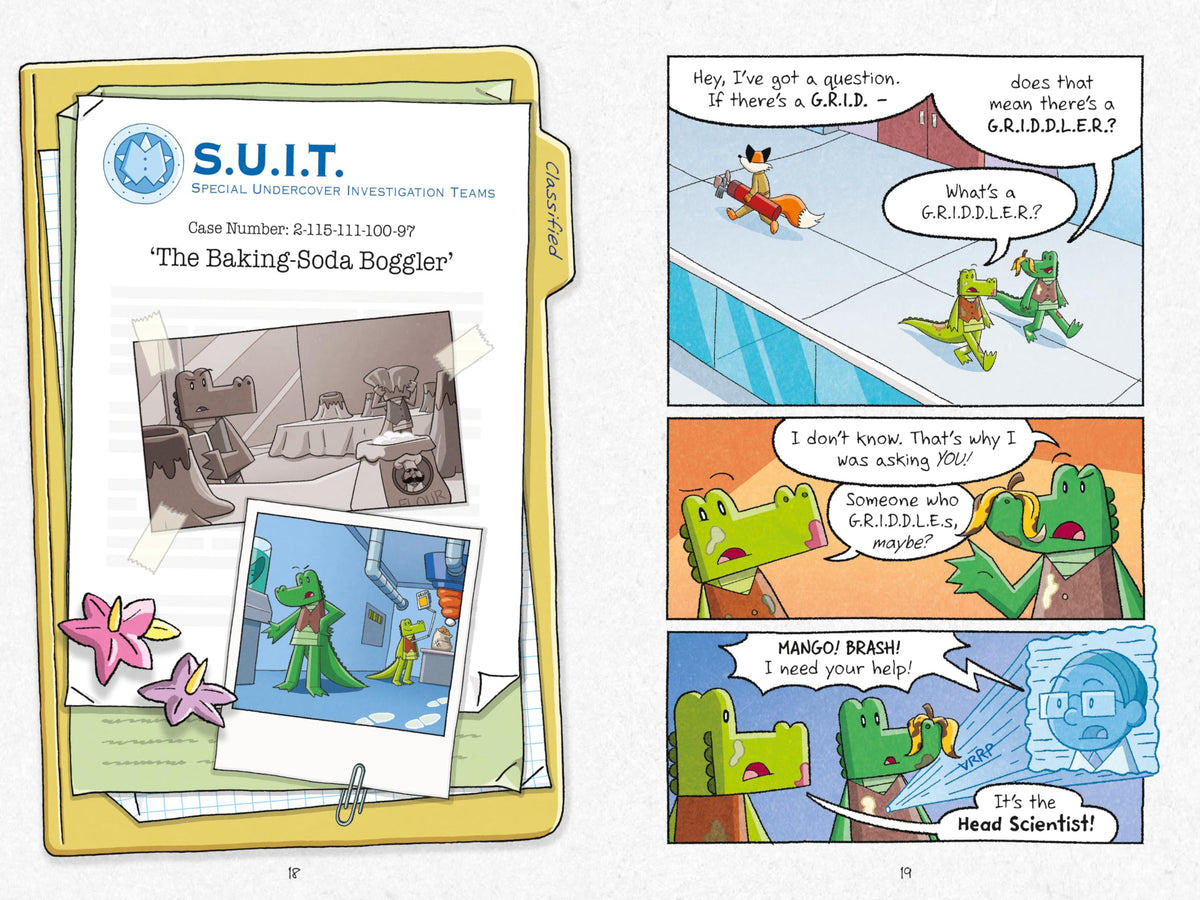InvestiGators: Case Files: The Laugh-Out-Loud Solve-Along Comic Book Adventure!