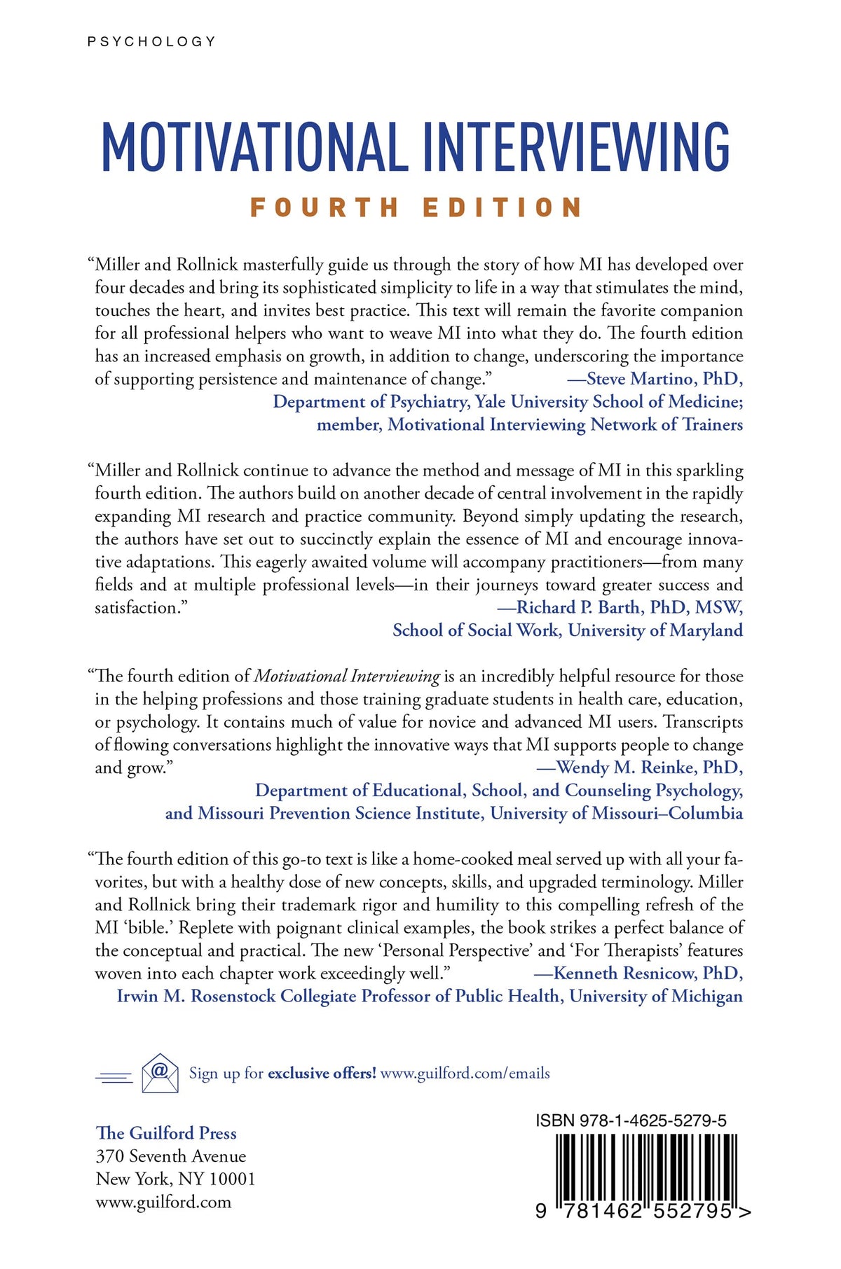 MOTIVATIONAL INTERVIEWING HELPING PEOPLE CHANGE AND GROW 4ED (HB 2023) (Applications of Motivational Interviewing)