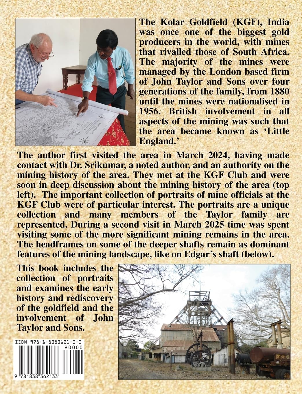 Portraits of the Kolar Goldfield, India: John Taylor and Sons' 'Little England' 1880 to 1956