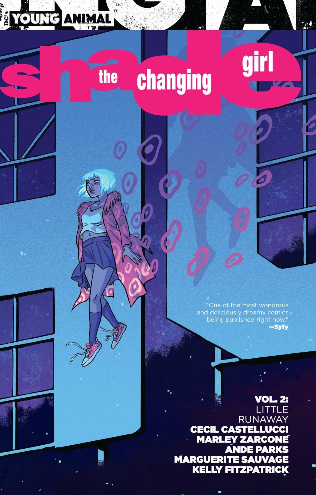 Shade, the Changing Girl Vol. 2: Little Runaway book cover