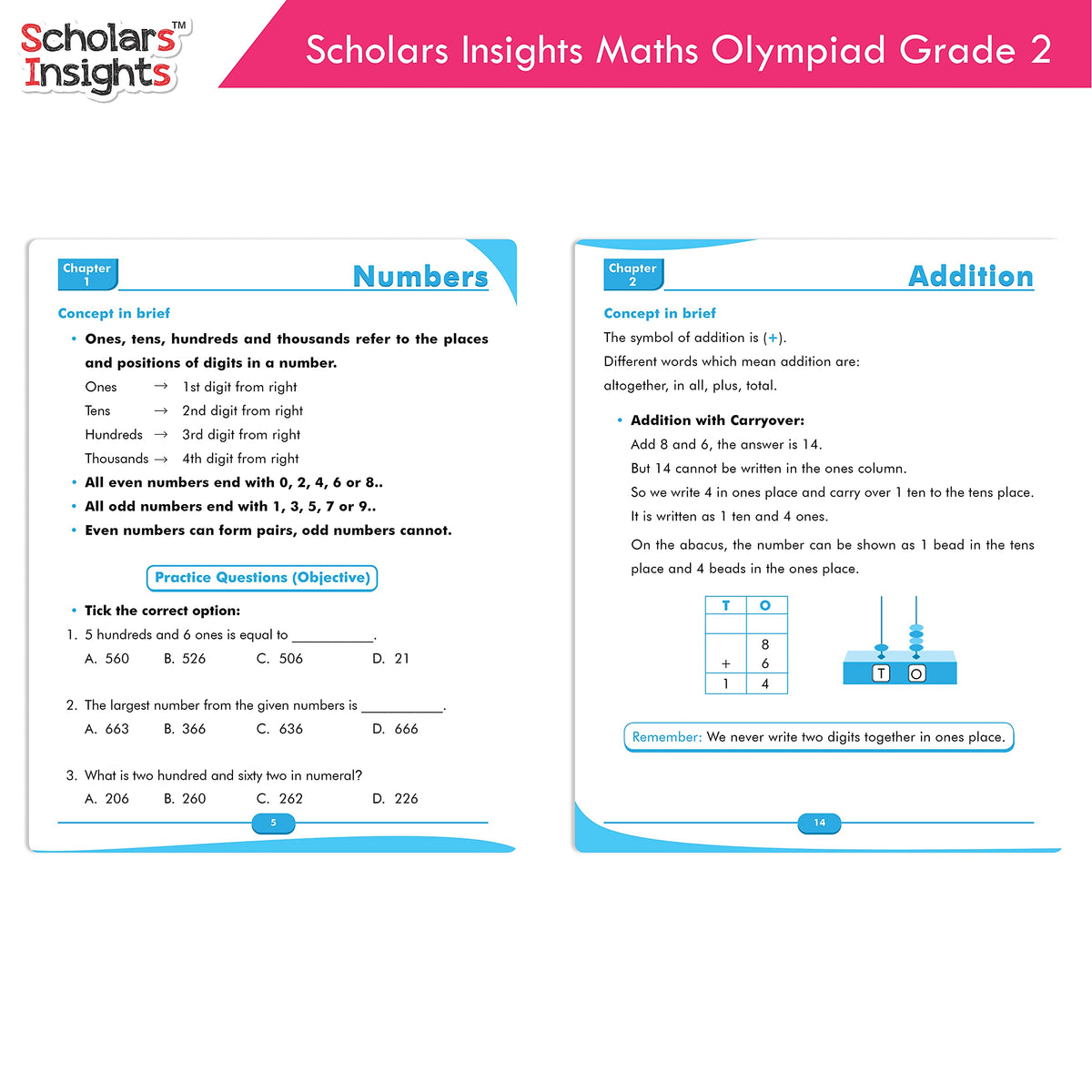 Scholars Insights Maths Olympiad Grade 2 – Paperback | Maths Olympiad Workbook for Class 2 | Competitive Exam Practice Book for IMO & School Olympiads | Grade 2 Maths Practice for Age 7–10