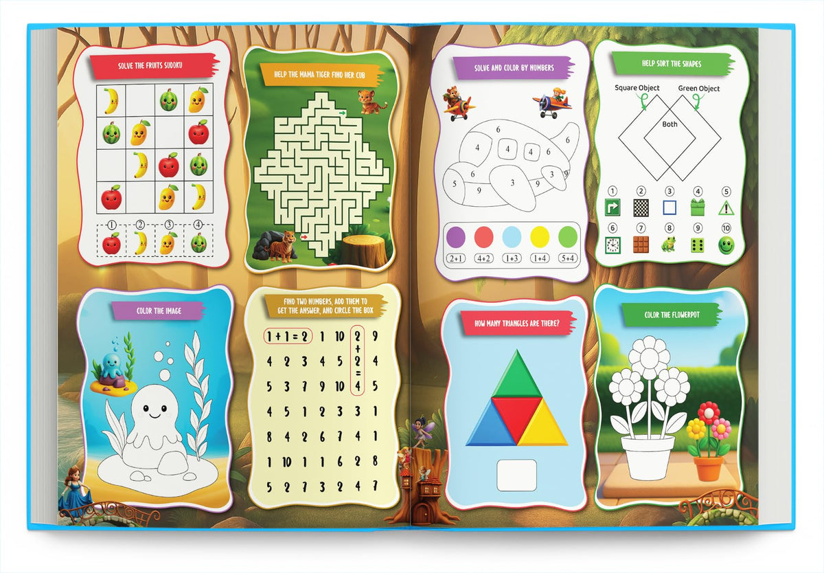 Activity Book for 5 Year Old | Best Selling 1001 Brain Booster Books for 5+ Year Old Children | Kids Activity Book - Puzzles, Mazes, Colouring, Dot-To-Dot, Matching, Seek & Find, Spot the Difference