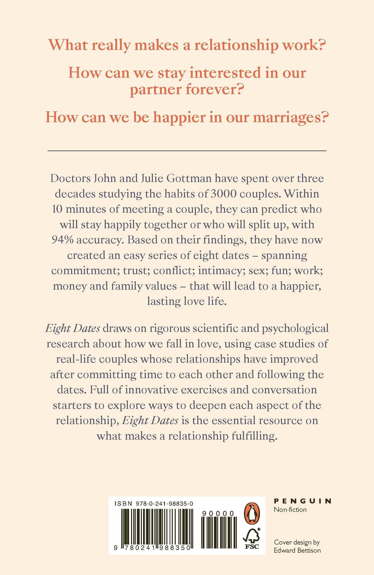 Eight Dates: To keep your relationship happy, thriving and lasting