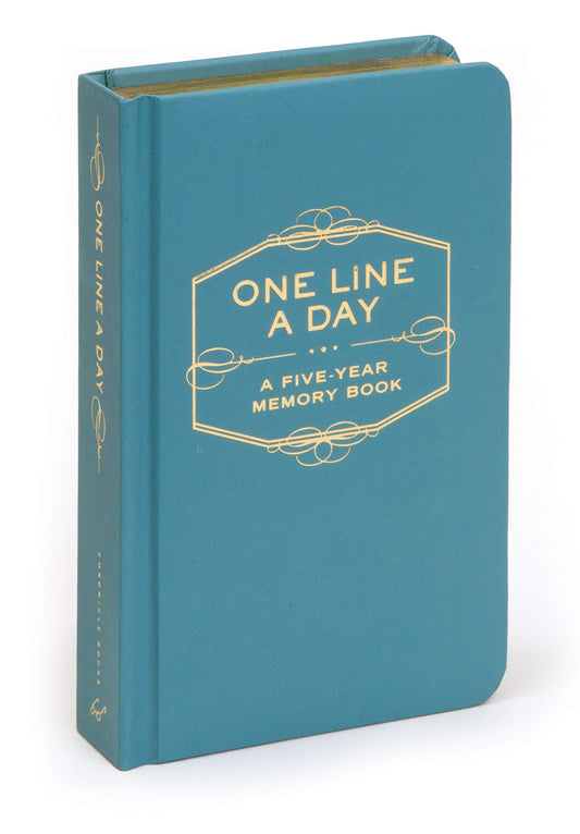One Line A Day: A Five-Year Memory Book (5 Year Journal  Daily Journal  Yearly Journal  Memory Journal) by Chronicle Books Staff (Author) book cover