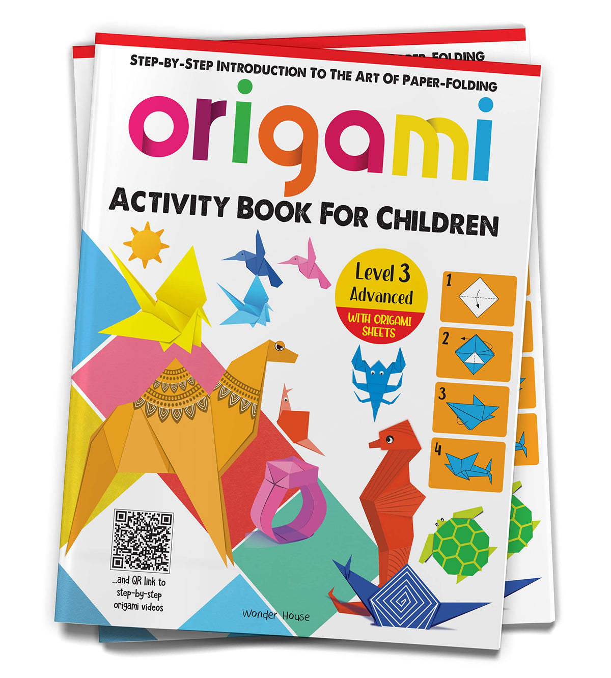 Origami: Step-by-Step Introduction to Paper Folding | Activity Book for Children Level 3 (Advanced) | Ages 8–12 | Hours of Creative Learning
