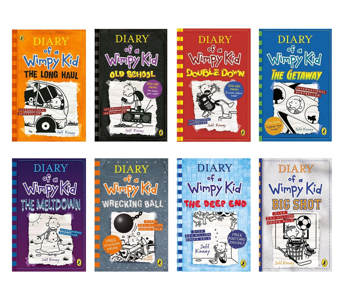 Diary of a Wimpy Kid Boxset: The Ultimate Collection 16 Books Boxset (Books 1-16) | #1 International Bestselling Series | 250+ Million Copy Bestseller | Ages 8+ Years