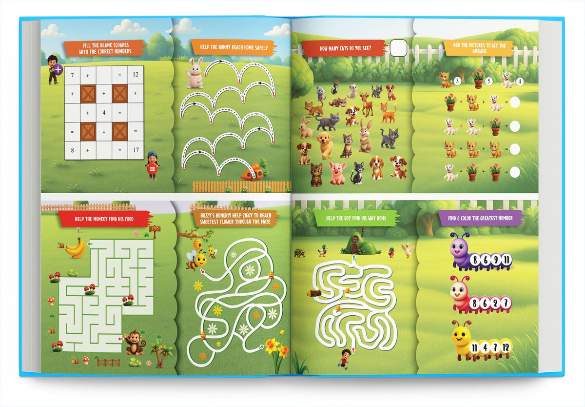 Activity Book for 5 Year Old | Best Selling 1001 Brain Booster Books for 5+ Year Old Children | Kids Activity Book - Puzzles, Mazes, Colouring, Dot-To-Dot, Matching, Seek & Find, Spot the Difference