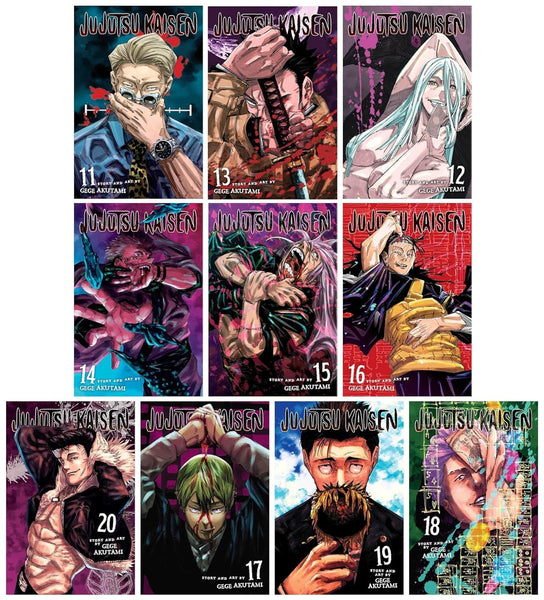 Jujutsu Kaisen Series (Vol. 11-20) 10 Books Set By Gege Akutami