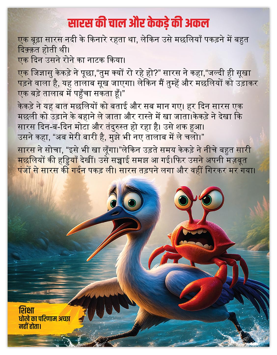 Panchtantra Ki Kahaniyan Hindi | 101 Panchatantra Story Books in Hindi for Kids (Hardback) | Premium Quality Moral Story Book by Pandit Vishnu Sharma | Two Brothers Publications