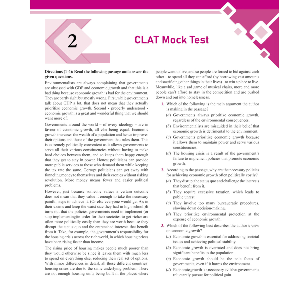 PW CLAT Practice Mock Booklet 2026 | For AILET & OLET’s 2027 Exams | Aligned on Latest Syllabus with Detailed Explanation