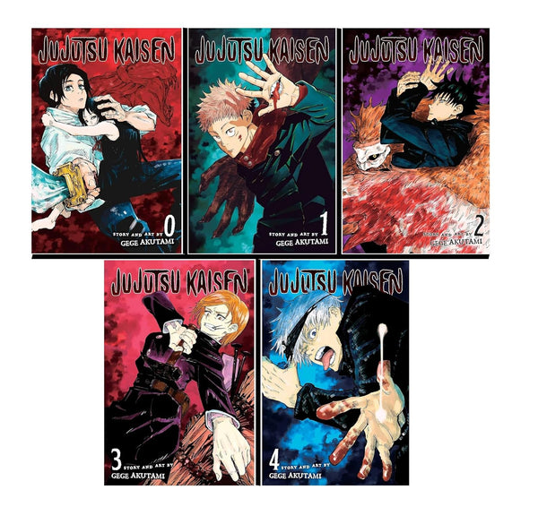 Jujutsu Kaisen Manga Box Set (Vol. 0-4) - Complete Collection Series 5 Books Collection Set (Jujutsu Kaisen books box set Vol 0-4) By Gege Akutami