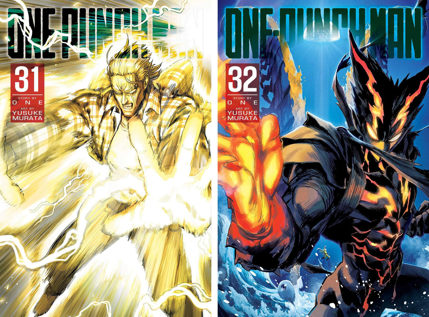 One-Punch Man Series Vol. 1–32 Complete Manga Collection by ONE (32 Books)