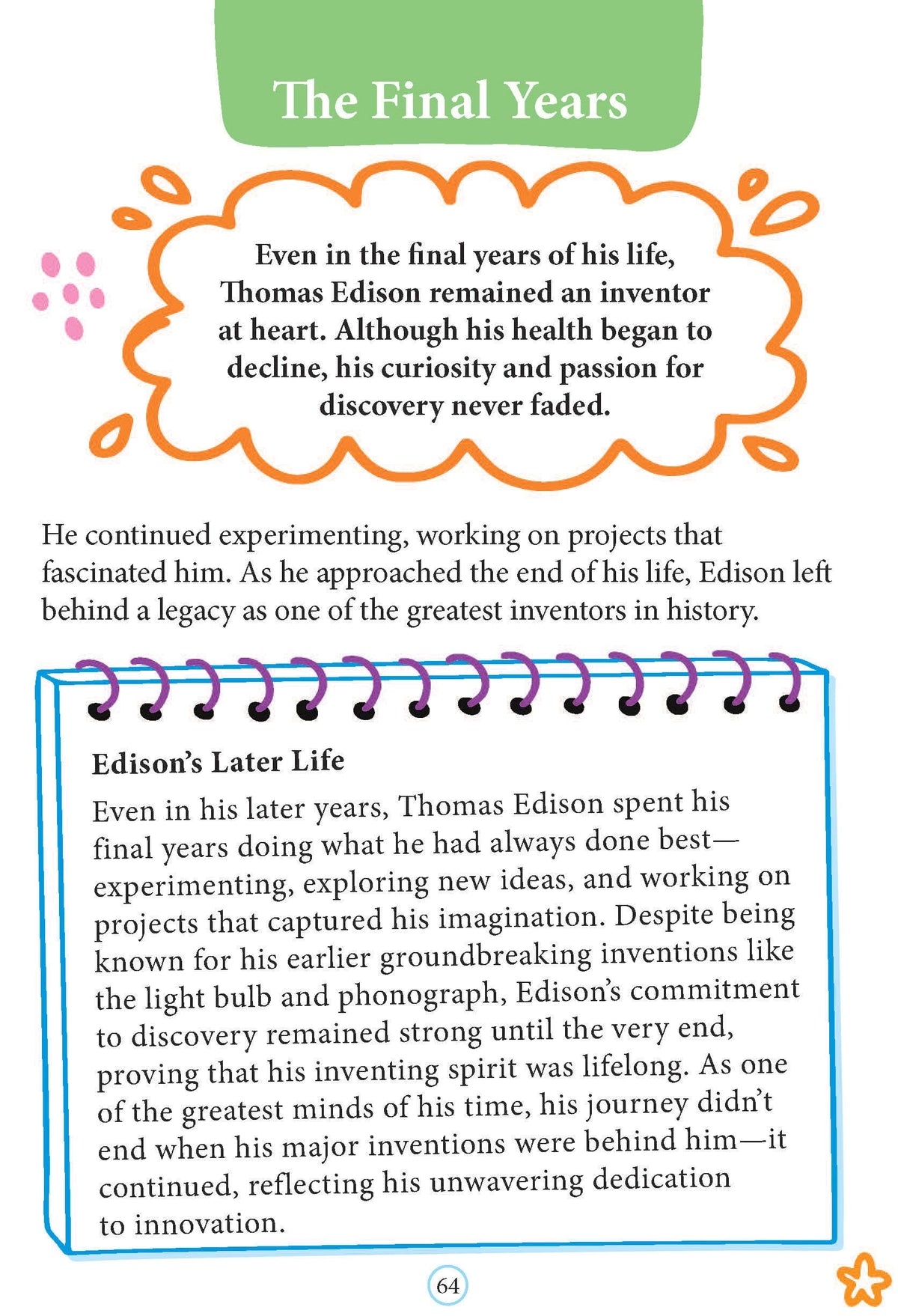 Thomas Edison Biography for Kids Age 6–12 Years – Inspiring Illustrated Biography Book from Icons of Inspiration Series | Discover Invention, Curiosity & Innovation