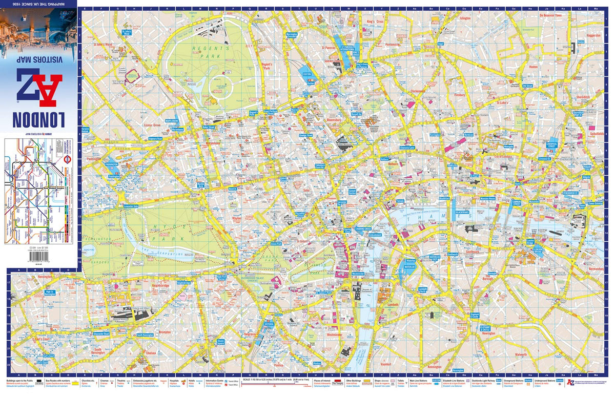 London A-Z Visitors Map