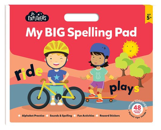 JUNIOR EXPLORERS MY BIG SPELLING PAD book cover