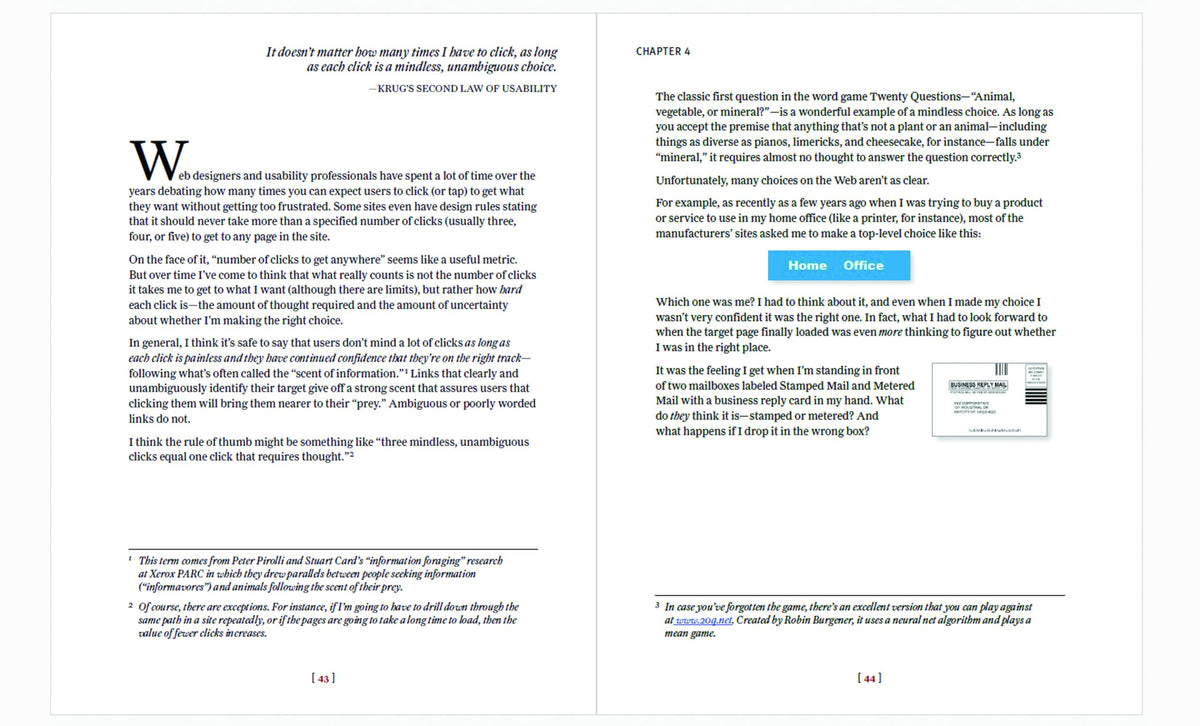 Don't Make Me Think, Revisited: A Common Sense Approach to Web Usability (Voices That Matter)
