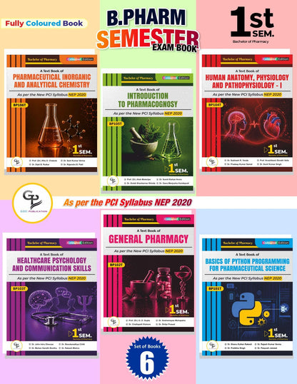 B.PHARM 1ST SEMESTER EXAM BOOK FOR BACHELOR OF PHARMACY STUDENTS (General)