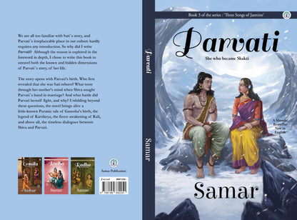 Parvati, English (Three Songs of Jasmine Series - Book 3)