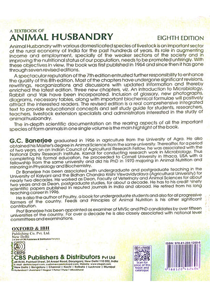 TEXTBOOK OF ANIMAL HUSBANDRY, 8TH EDN