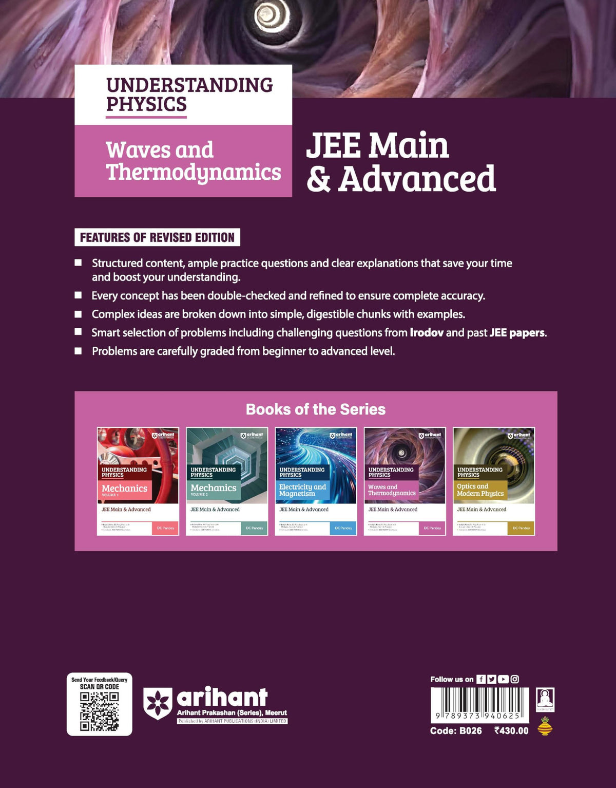 Arihant Understanding Physics Waves & Thermodynamics for JEE Main & Advanced 2026-2027 | Modular Theory, Concept Practice & Two-Level JEE Pattern Exercises | DC Pandey