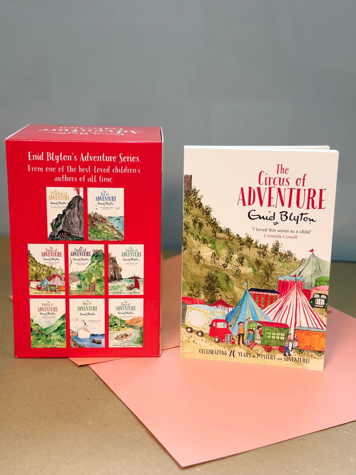 Enid Blyton Adventure Series Books 1 - 8 Collection Set (River, Circus, Ship, Mountain, Sea, Valley, Castle & Island)