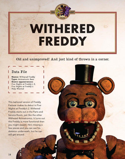 Five Nights At Freddys Character Encyclopedia