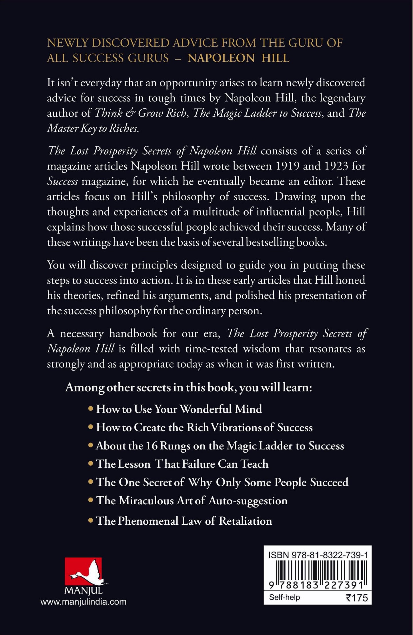 The Lost Prosperity Secrets Of Napoleon Hill (English)