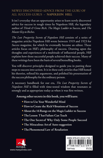 The Lost Prosperity Secrets Of Napoleon Hill (English)