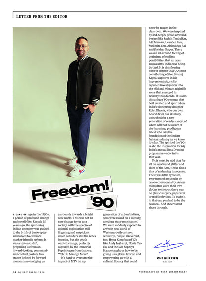 GQ India - September 2026 - Tom. - Reliving the Spirit of the '90s With