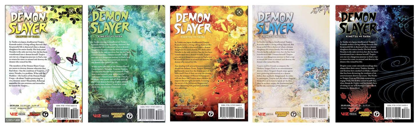 Demon Slayer Manga Series Collection Box Sets by Koyoharu Gotouge