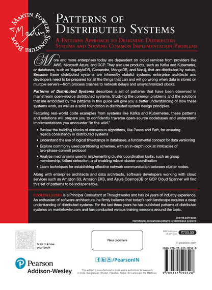 Patterns of Distributed Systems (A Patterns Approach To Designing Distributed System and Solving Common Implementation Problems), 1st Edition by Pearson