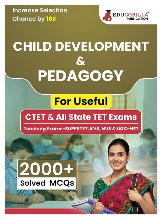 Child Development and Pedagogy Exam Book 2024 (English Edition) - Useful for CTET and All State TET Exams (2000+ Solved MCQs) with Free Access to Online Tests