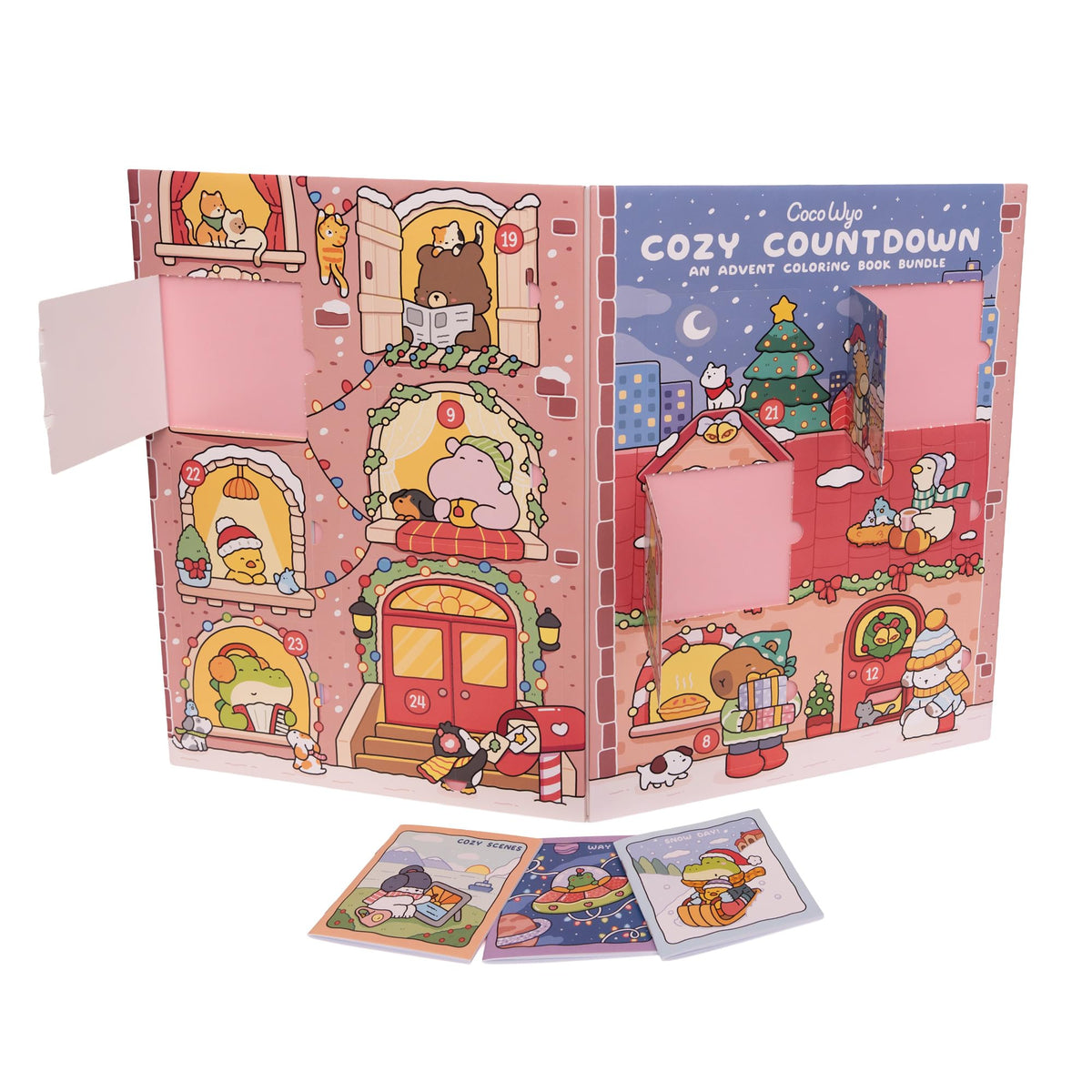 Cozy Countdown: An Advent Coloring Book Bundle